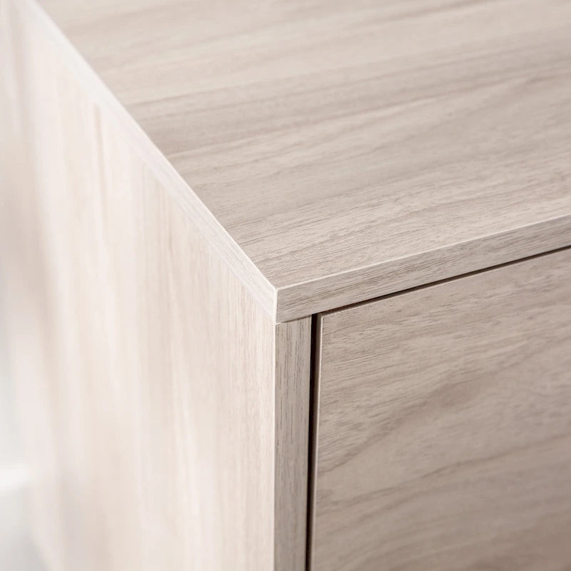 Meuble TV 2 portes Mid-Century Modern de 152 cm