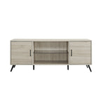 Meuble TV 2 portes Mid-Century Modern de 152 cm
