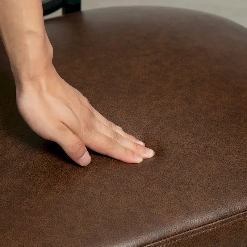 Chaise d'appoint moderne en PU pour le salon ou la salle à manger