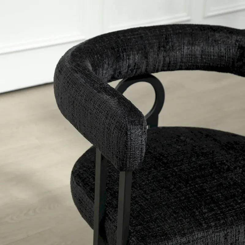Chaise d'appoint moderne en PU pour le salon ou la salle à manger