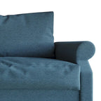 Fauteuil capitonné en lin classique