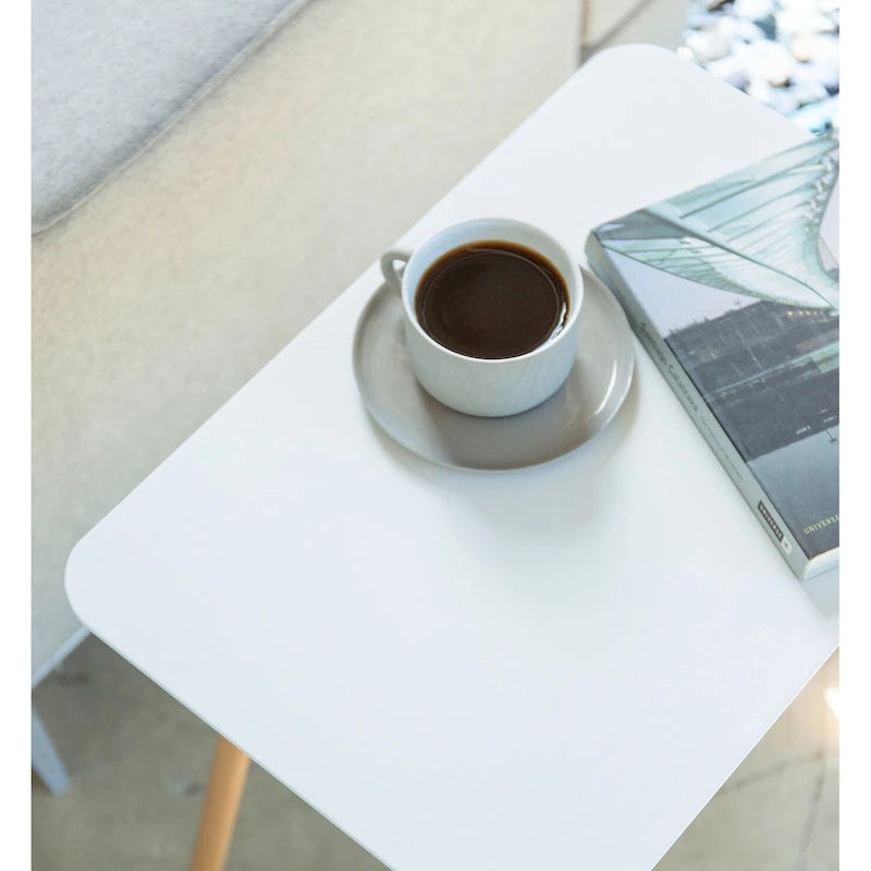 Table d'appoint domestique, acier, supporte 10 kg, assemblage minimal - L 30 x l 45 x H 50 cm