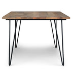 Table à manger industrielle en bois