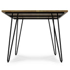 Table à manger industrielle en bois