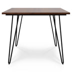 Table à manger industrielle en bois