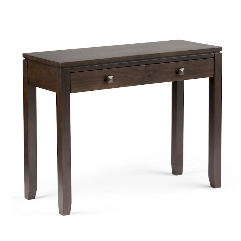 Console de canapé contemporaine en BOIS MASSIF de 38 pouces de large - 38 pouces de large