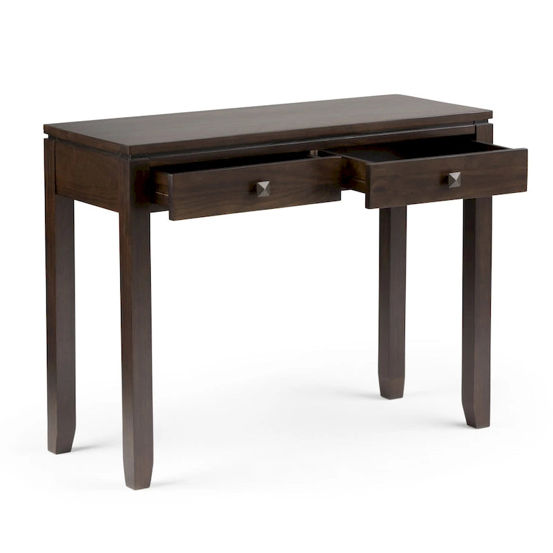 Console de canapé contemporaine en BOIS MASSIF de 38 pouces de large - 38 pouces de large
