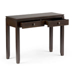Console de canapé contemporaine en BOIS MASSIF de 38 pouces de large - 38 pouces de large