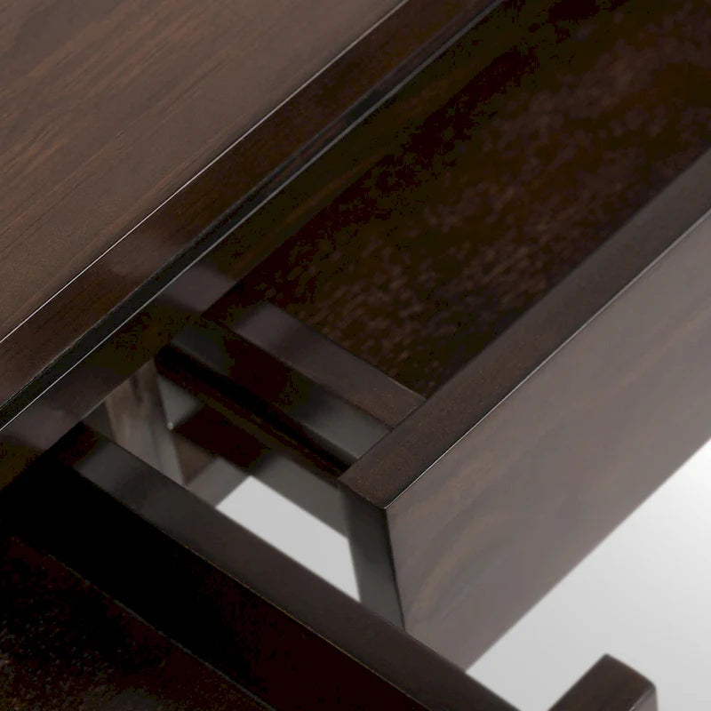 Console de canapé contemporaine en BOIS MASSIF de 38 pouces de large - 38 pouces de large