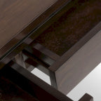 Console de canapé contemporaine en BOIS MASSIF de 38 pouces de large - 38 pouces de large