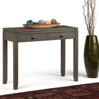 Console de canapé contemporaine en BOIS MASSIF de 38 pouces de large - 38 pouces de large