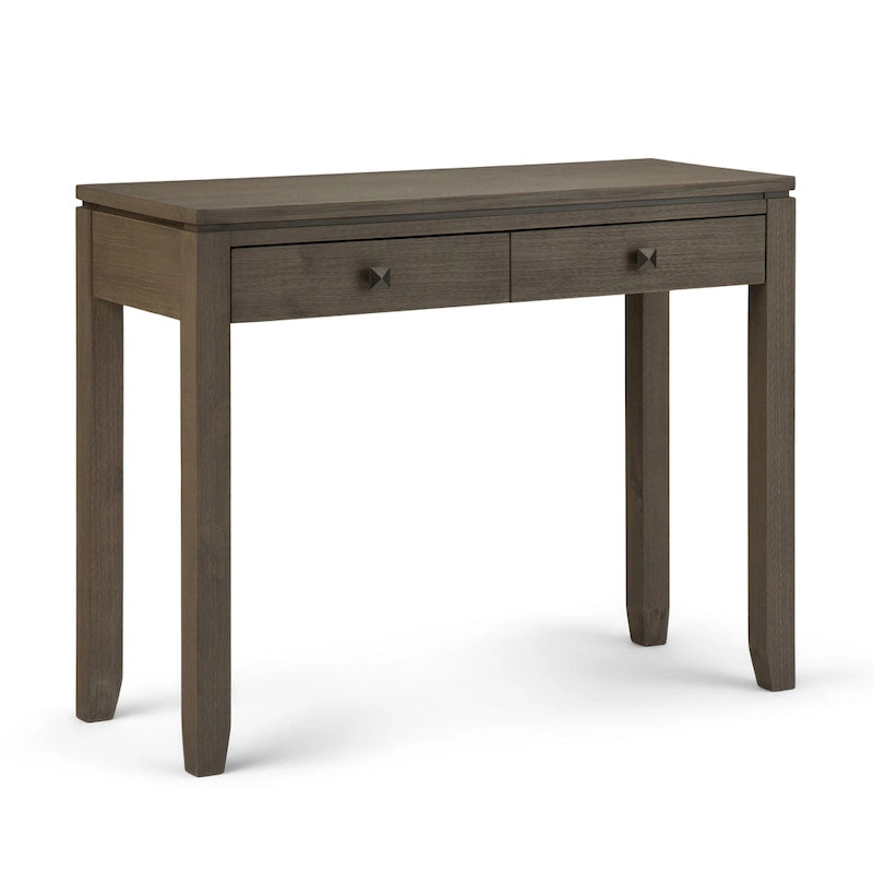 Console de canapé contemporaine en BOIS MASSIF de 38 pouces de large - 38 pouces de large