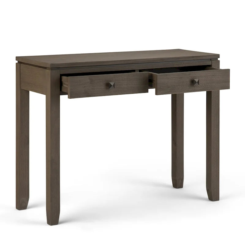 Console de canapé contemporaine en BOIS MASSIF de 38 pouces de large - 38 pouces de large