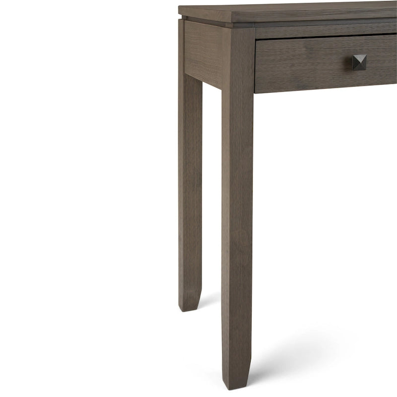 Console de canapé contemporaine en BOIS MASSIF de 38 pouces de large - 38 pouces de large