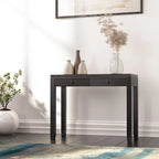 Console de canapé contemporaine en BOIS MASSIF de 38 pouces de large - 38 pouces de large