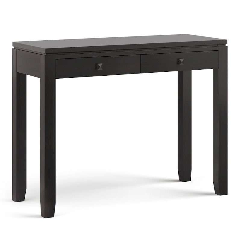 Console de canapé contemporaine en BOIS MASSIF de 38 pouces de large - 38 pouces de large