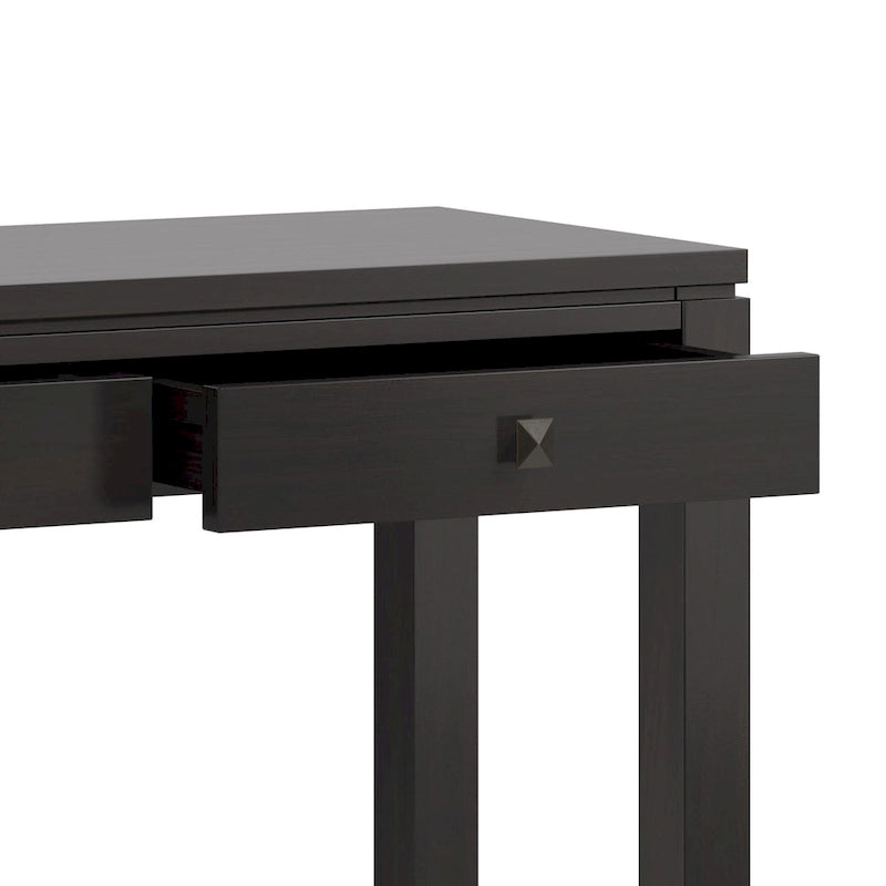 Console de canapé contemporaine en BOIS MASSIF de 38 pouces de large - 38 pouces de large