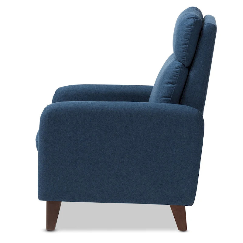 Fauteuil inclinable en tissu du milieu du siècle par