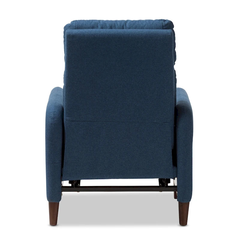Fauteuil inclinable en tissu du milieu du siècle par