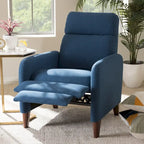 Fauteuil inclinable en tissu du milieu du siècle par