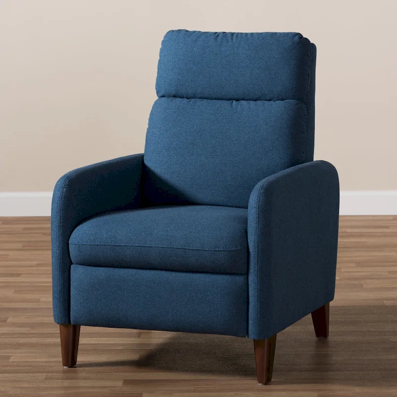 Fauteuil inclinable en tissu du milieu du siècle par