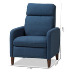 Fauteuil inclinable en tissu du milieu du siècle par