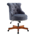 Chaise de bureau pivotante capitonnée