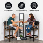 Chaise de bar spectateur de 30 pouces de hauteur