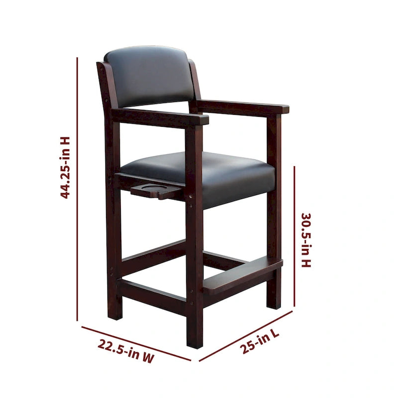 Chaise de bar spectateur de 30 pouces de hauteur