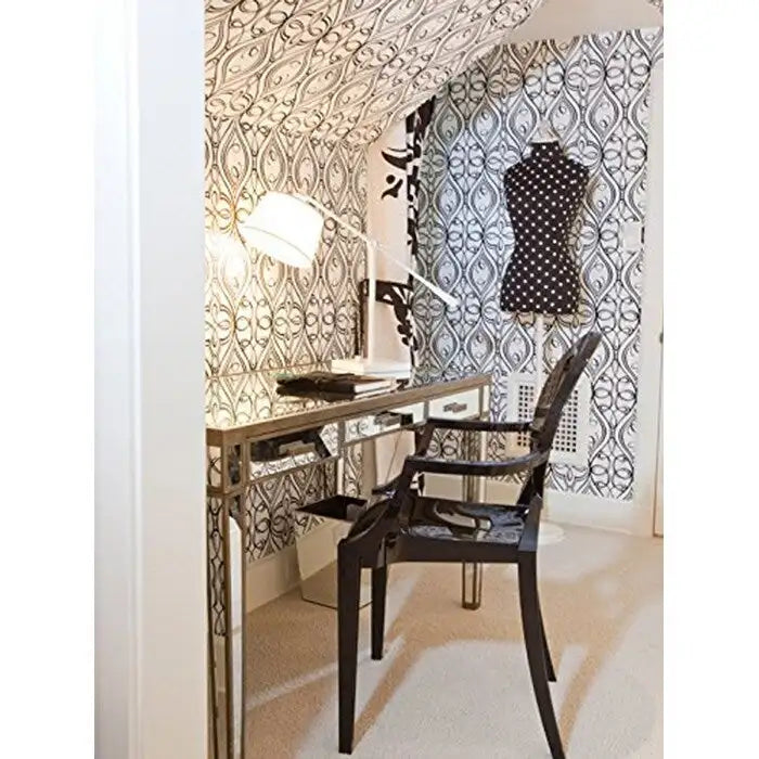 Lot de 2 chaises empilables en lucite transparentes pour cuisine, terrasse, salle à manger, salon, chambre, fête, avec dossier ovale, bureau
