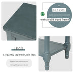 Console étroite Table de canapé mince avec 3 tiroirs et étagère inférieure
