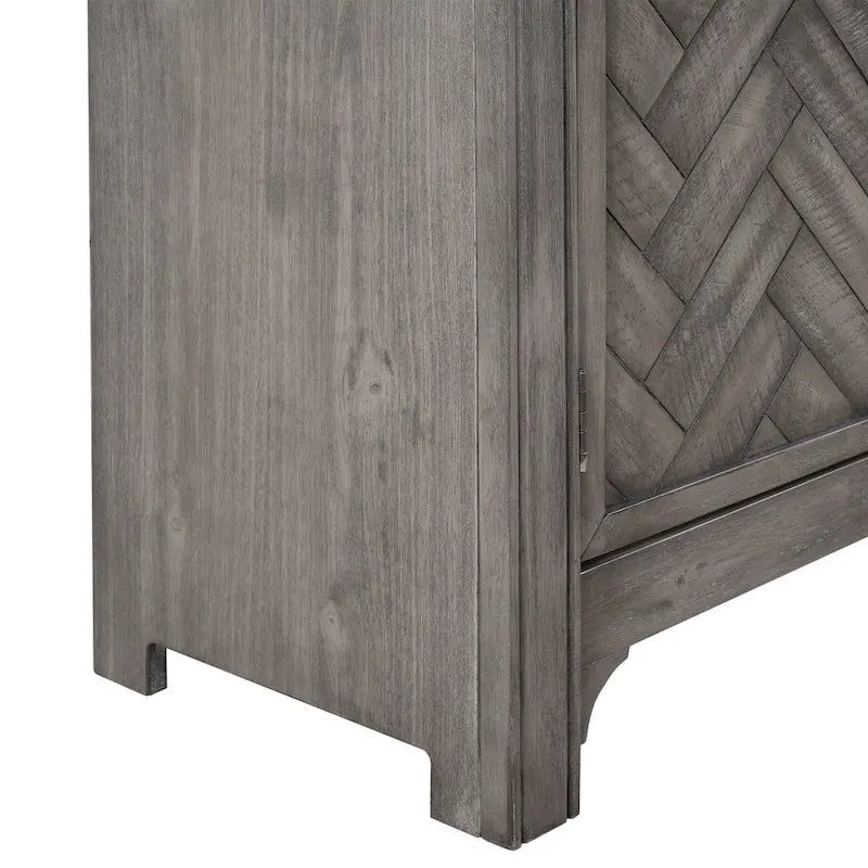 Console moderne Table de canapé pour salon avec 2 étagères