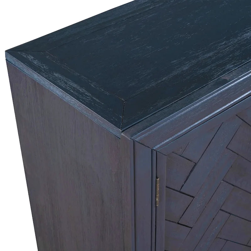 Console moderne Table de canapé pour salon avec 2 étagères
