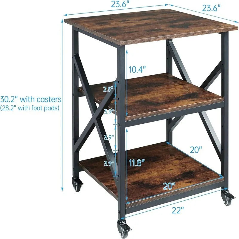 Meuble d'imprimante grand format de 23,6 pouces