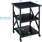 Meuble d'imprimante grand format de 23,6 pouces