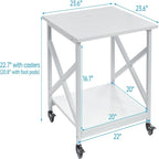 Meuble d'imprimante grand format de 23,6 pouces